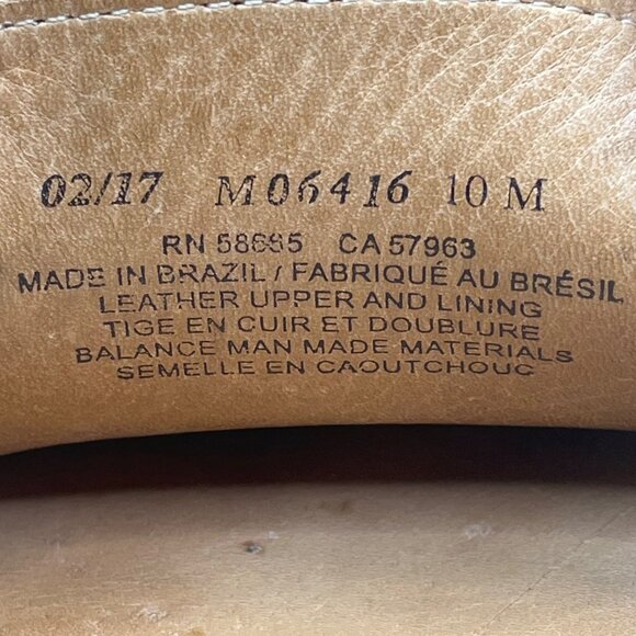 1901 Men’s Brown Suede & Leather Upper Slip-On Perforated Bit Loafers Size 10M - Picture 6 of 9